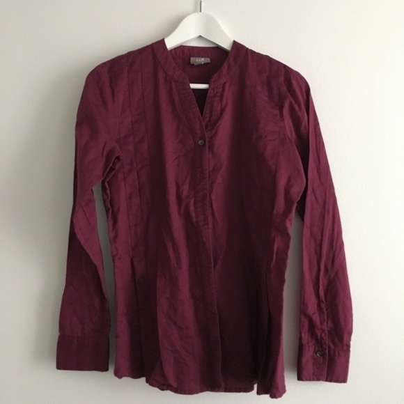 J.Jill Long Sleeve Button Down‎ Shirt Marve - Picture 1 of 4